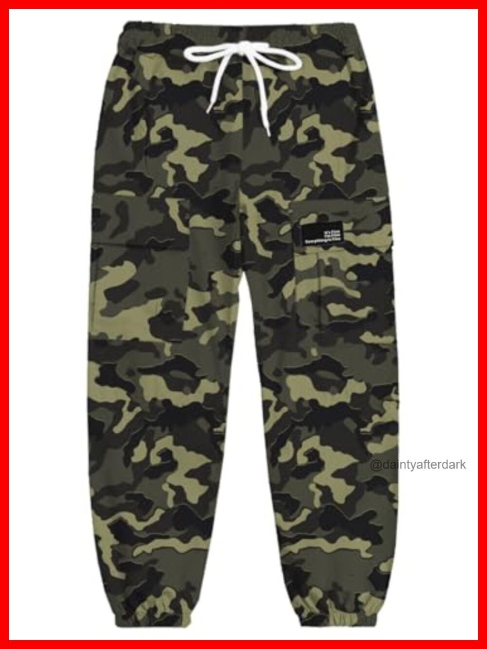 Cargo Jogger Pants for Women & Girls with Utility Pockets, Cotton Blend, Mid